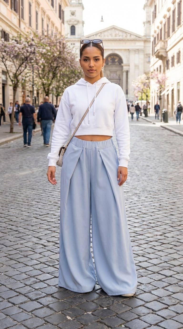 Claire Wijde Broek – Bleu Ciel