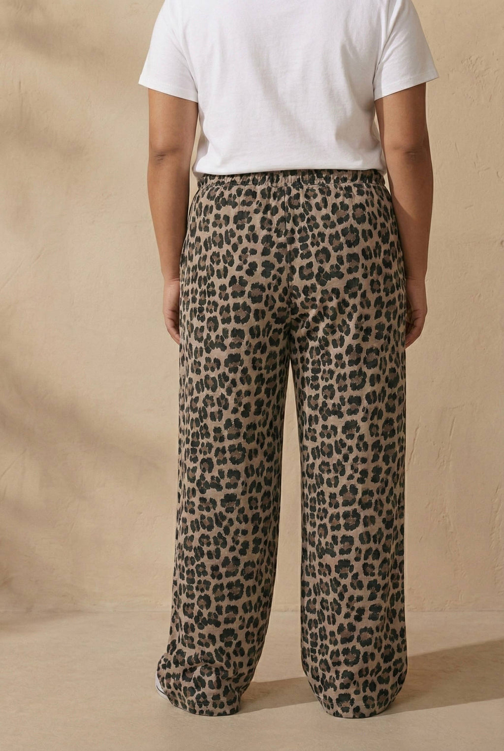 Leopard Palazzo Broek