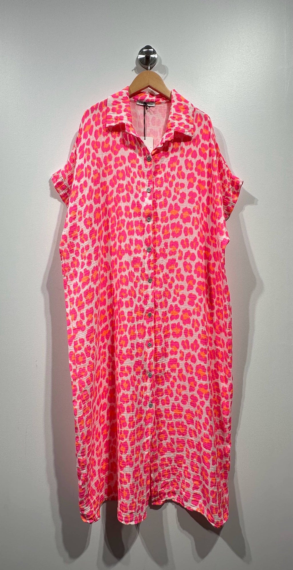 Roze Luipaard Shirtjurk